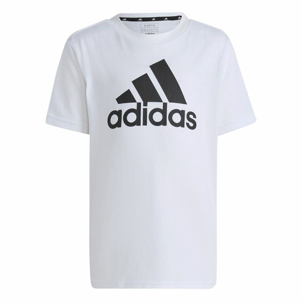 Tricou cu Mânecă Scurtă Unisex Adidas Lk Bl Co Alb