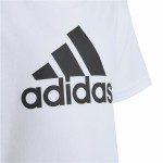 Tricou cu Mânecă Scurtă Unisex Adidas Lk Bl Co Alb
