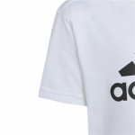 Tricou cu Mânecă Scurtă Unisex Adidas Lk Bl Co Alb
