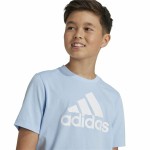 Tricou cu Mânecă Scurtă Unisex Adidas Essentials Albastru Albastru celest