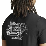 Tricou cu Mânecă Scurtă Bărbați Adidas Running Ice Cream Graphic Negru
