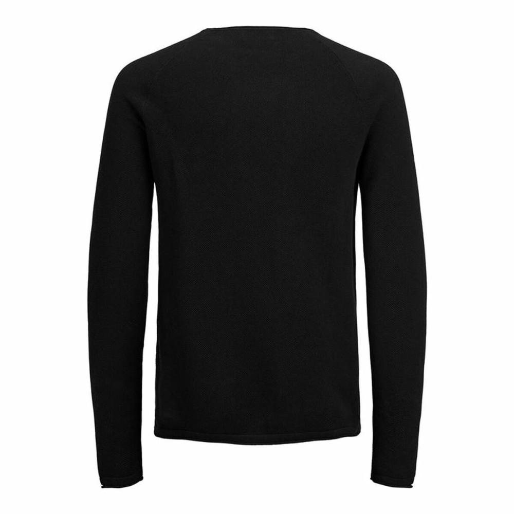 Tricou cu Mânecă Lungă Bărbați Jack & Jones ehill Knit Negru