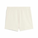 Pantaloni Scurți Sport pentru Damă Puma Essentials Elevatedd-Ris Alb Natural