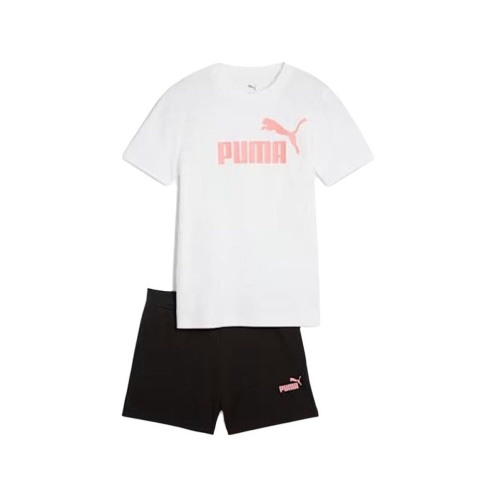 Set Sport pentru Copii Puma Essentials No.1 Logo An Alb