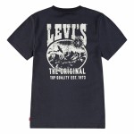 Tricou cu Mânecă Scurtă pentru Copii Levi's Lvb Valley View Negru 8 Ani