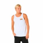 Tricou cu Bretele Bărbat Rip Curl Casual Revival Peaking Tank Alb