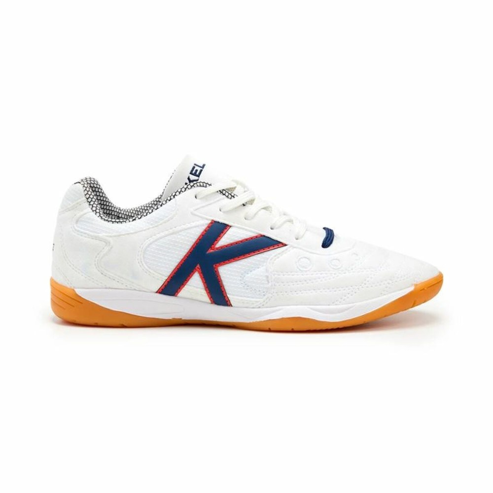 Încălțăminte de Fotbal Sală pentru Adulți Kelme Indoor Copa Elastic Alb