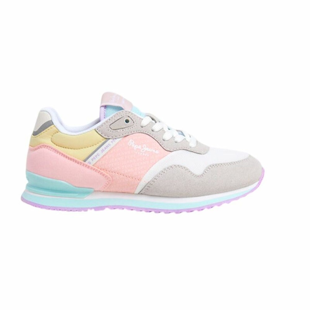 Pantofi sport pentru femei Pepe Jeans Pepe Jeans London Print G Gri deschis