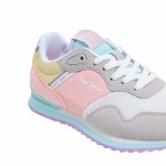 Pantofi sport pentru femei Pepe Jeans Pepe Jeans London Print G Gri deschis