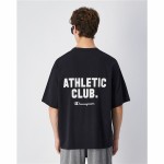 Tricou cu Mânecă Scurtă Bărbați Champion SS Negru