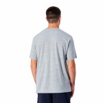 Tricou cu Mânecă Scurtă Bărbați Champion Crewneck Gri deschis