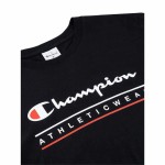 Tricou cu Mânecă Scurtă Bărbați Champion Negru