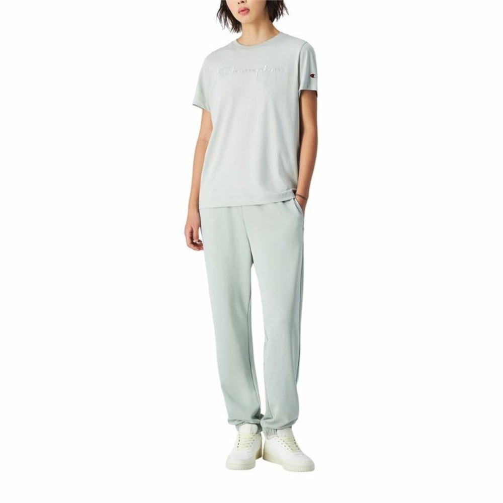 Tricou cu Mânecă Scurtă Femei Champion Champion SS Albastru Verde