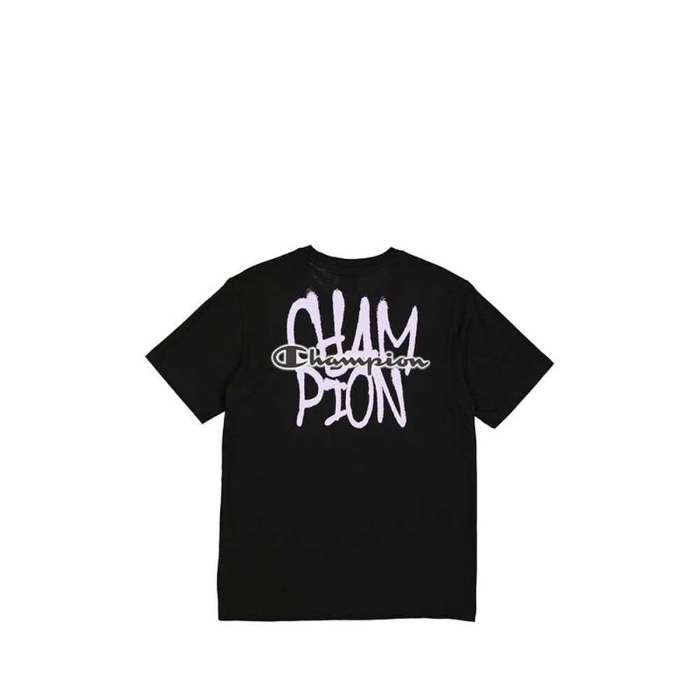 Tricou cu Mânecă Scurtă Bărbați Champion Champion SS Negru