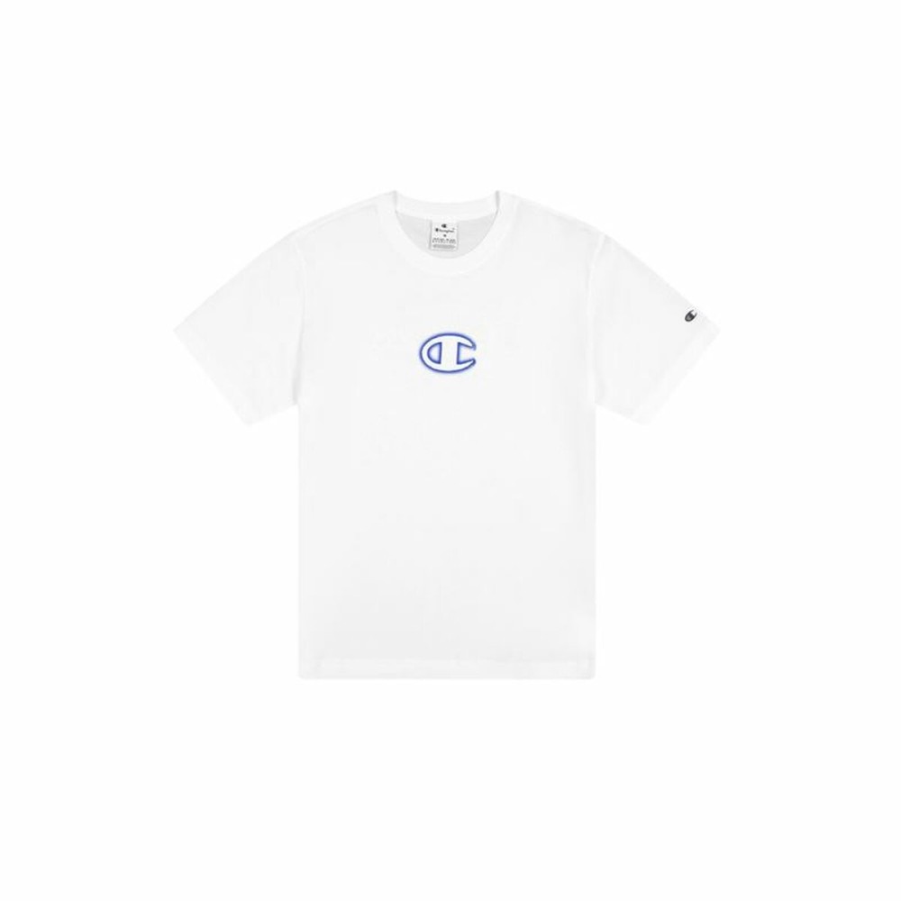 Tricou cu Mânecă Scurtă Bărbați Champion Alb