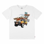 Tricou cu Mânecă Scurtă pentru Copii Levi's Lvb Day Trip Alb