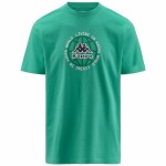 Tricou cu Mânecă Scurtă Bărbați Kappa Gunno Tbar Albastru Verde