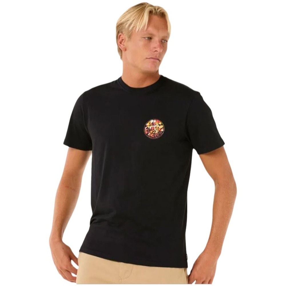 Tricou cu Mânecă Scurtă Bărbați Rip Curl Passage Tee Negru