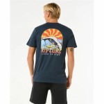 Tricou cu Mânecă Scurtă Bărbați Rip Curl Shred Til Tee Bleumarin
