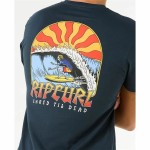 Tricou cu Mânecă Scurtă Bărbați Rip Curl Shred Til Tee Bleumarin