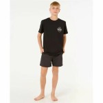 Tricou cu Mânecă Scurtă pentru Copii Rip Curl Staple Negru