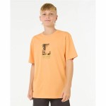 Tricou cu Mânecă Scurtă pentru Copii Rip Curl Raw Energy Frame Tee Portocaliu