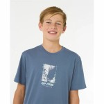 Tricou cu Mânecă Scurtă pentru Copii Rip Curl Raw Energy Frame Tee