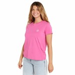 Tricou cu Mânecă Scurtă Femei Rip Curl Re-Entry Crew Tee Roz Fucsia