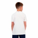 Tricou cu Mânecă Scurtă pentru Copii Le coq sportif Ess N°1 Enfant New Alb