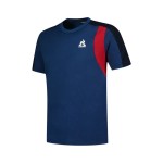Tricou cu Mânecă Scurtă pentru Copii Le coq sportif Ess N°1 Enfant Negru Bleumarin