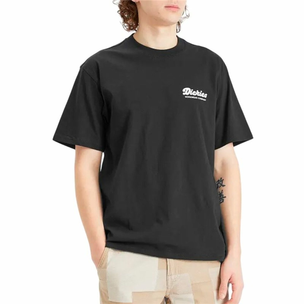 Tricou cu Mânecă Scurtă Bărbați Dickies Lewistown Ss Negru