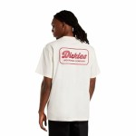 Tricou cu Mânecă Scurtă Bărbați Dickies Lewistown Ss Alb