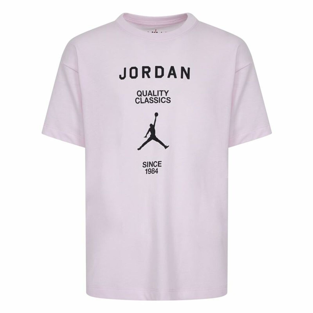 Tricou cu Mânecă Scurtă pentru Copii Jordan Jdg W J Ss Gf Gfx Roz