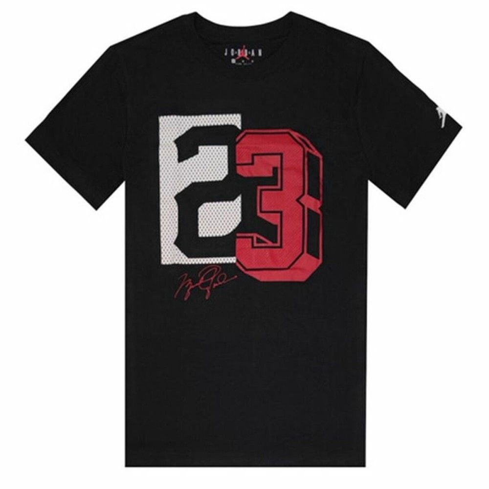 Tricou cu Mânecă Scurtă pentru Copii Jordan Jdb Jm 23 Mesh Ss Negru