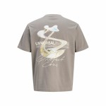 Tricou cu Mânecă Scurtă Bărbați Jack & Jones Jcodynamic Dust Ss Crew Neck Maro Deschis