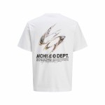 Tricou cu Mânecă Scurtă Bărbați Jack & Jones Jcodynamic Dust Ss Crew Alb