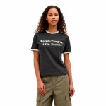 Tricou cu Mânecă Scurtă Femei Jack & Jones Jxperle Reg Fit Negru