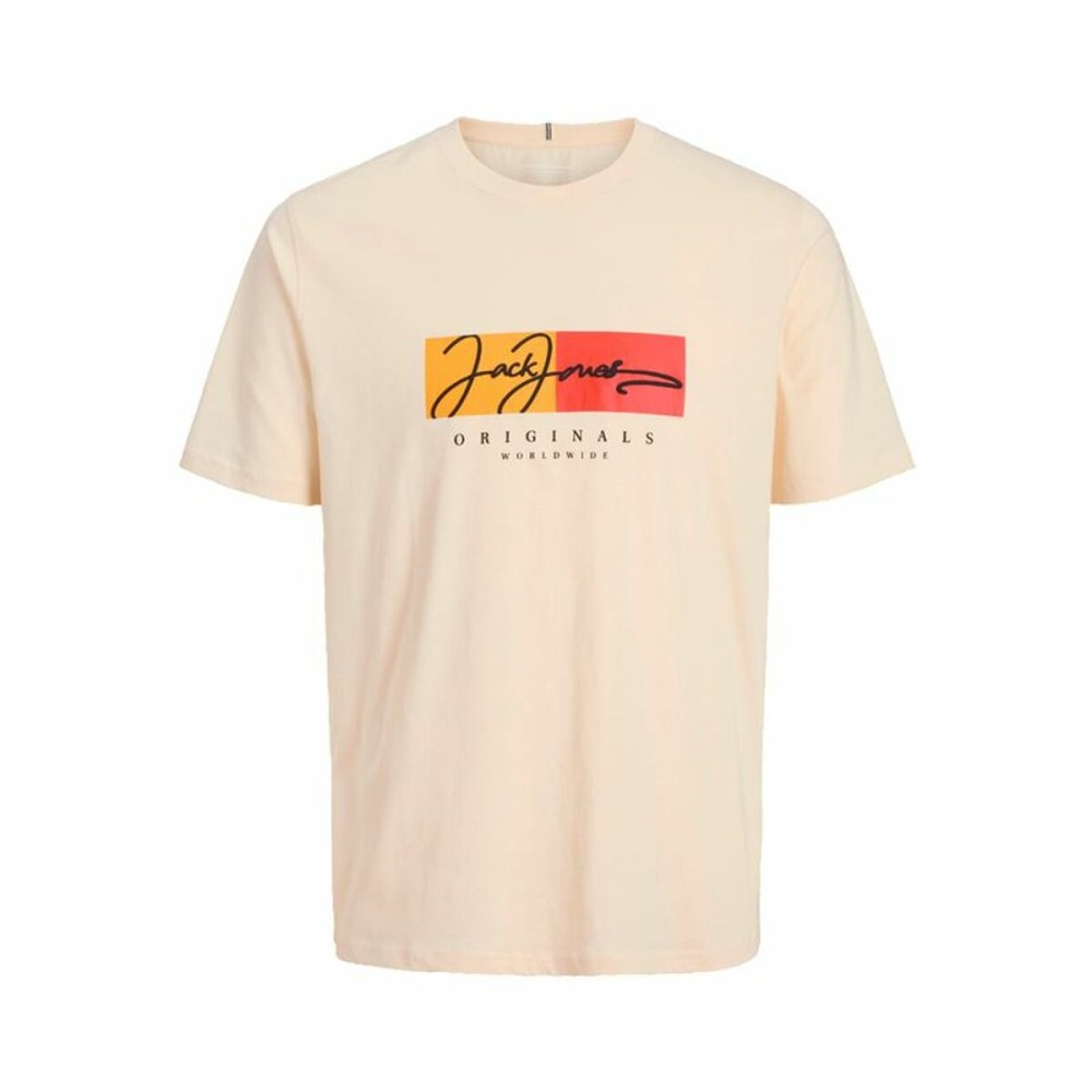 Tricou cu Mânecă Scurtă pentru Copii Jack & Jones Jorfrederiksberg Bej