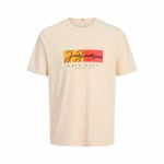 Tricou cu Mânecă Scurtă pentru Copii Jack & Jones Jorfrederiksberg Bej