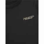 Tricou cu Mânecă Scurtă pentru Copii Jack & Jones Jorboston Photo w Neck Negru