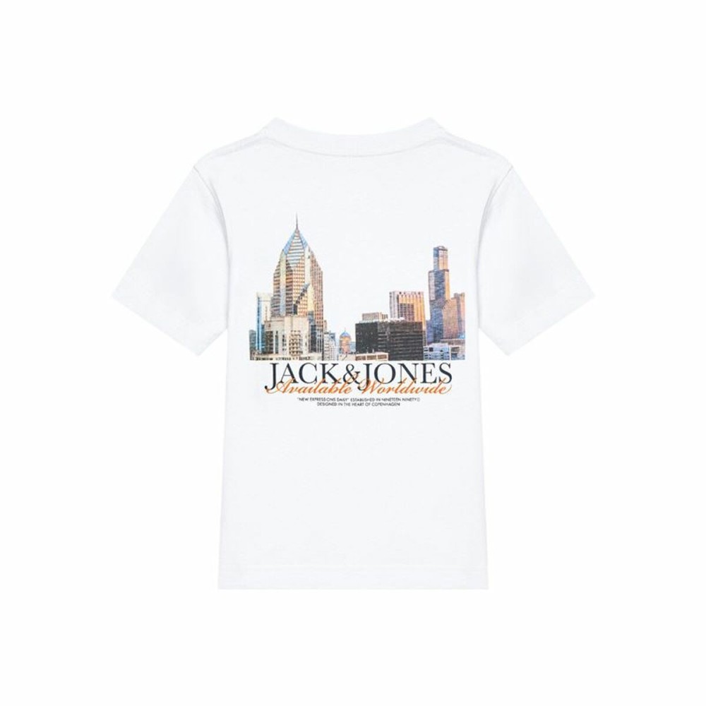Tricou cu Mânecă Scurtă pentru Copii Jack & Jones Jorboston Photo w Neck