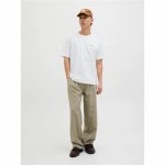 Tricou cu Mânecă Scurtă Bărbați Jack & Jones Jorvarenna Painted Alb