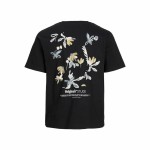 Tricou cu Mânecă Scurtă Bărbați Jack & Jones Jorvarenna Painted Negru