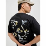 Tricou cu Mânecă Scurtă Bărbați Jack & Jones Jorvarenna Painted Negru