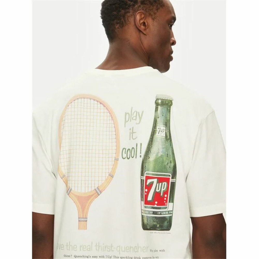 Tricou cu Mânecă Scurtă Bărbați Only & Sons Ons7Up Rlx Ss Bej