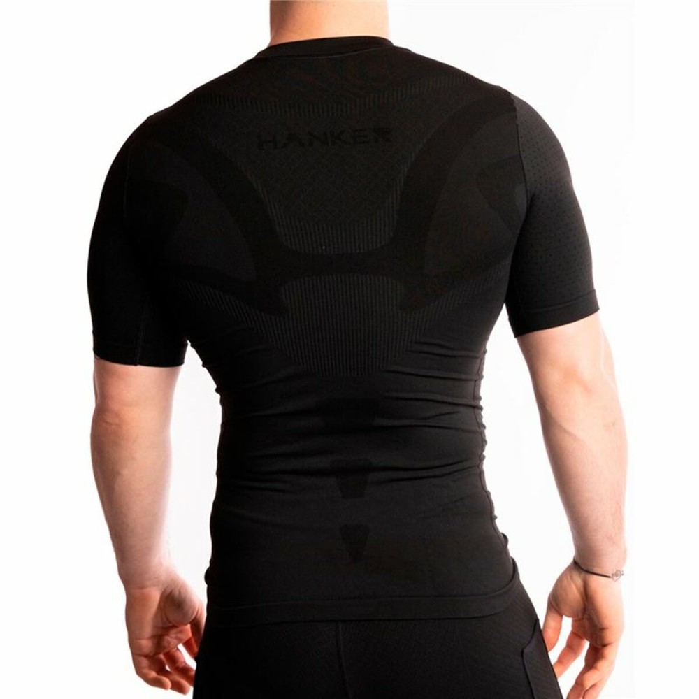 Tricou cu Mânecă Scurtă Bărbați Hanker Negru