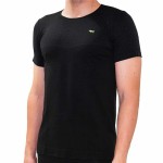Tricou cu Mânecă Scurtă Bărbați Hanker Negru