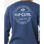 Hanorac fără Glugă Bărbați Rip Curl Stapler Crew Albastru