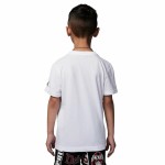 Tricou cu Mânecă Scurtă Copii Jordan Jdb Mj Brand Photo Ss Crew Alb