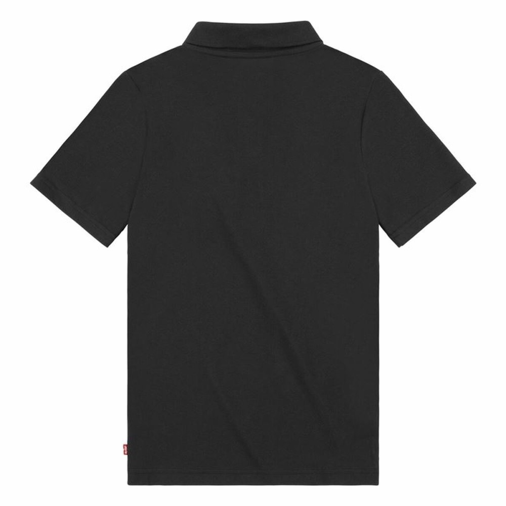 Tricou Polo cu Mânecă Scurtă Copii Levi's Lvb Back Neck Tape Negru
